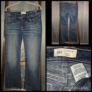 BKE Women's Blue Flared Jeans - Stella